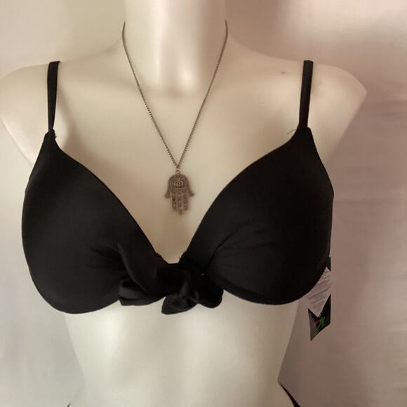 1765 NIP Hamsa Hand Necklace Celtic Jewelry Evil Eye Good Luck Long 20" Length - Picture 4 of 4